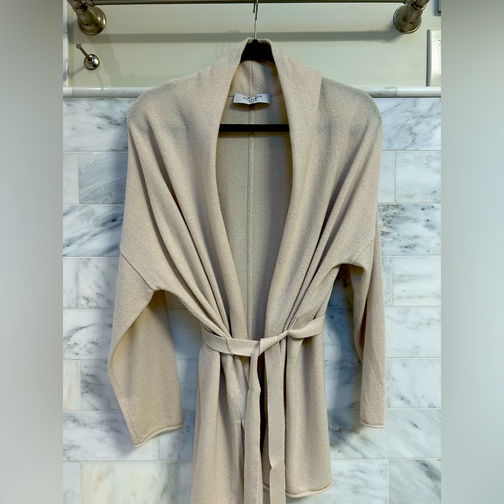 MM LaFleur Cashmere Daphne wrap sweater size M/L